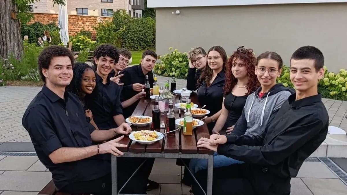 Nine young Ashkelon musicians performed in an international orchestra in Europe