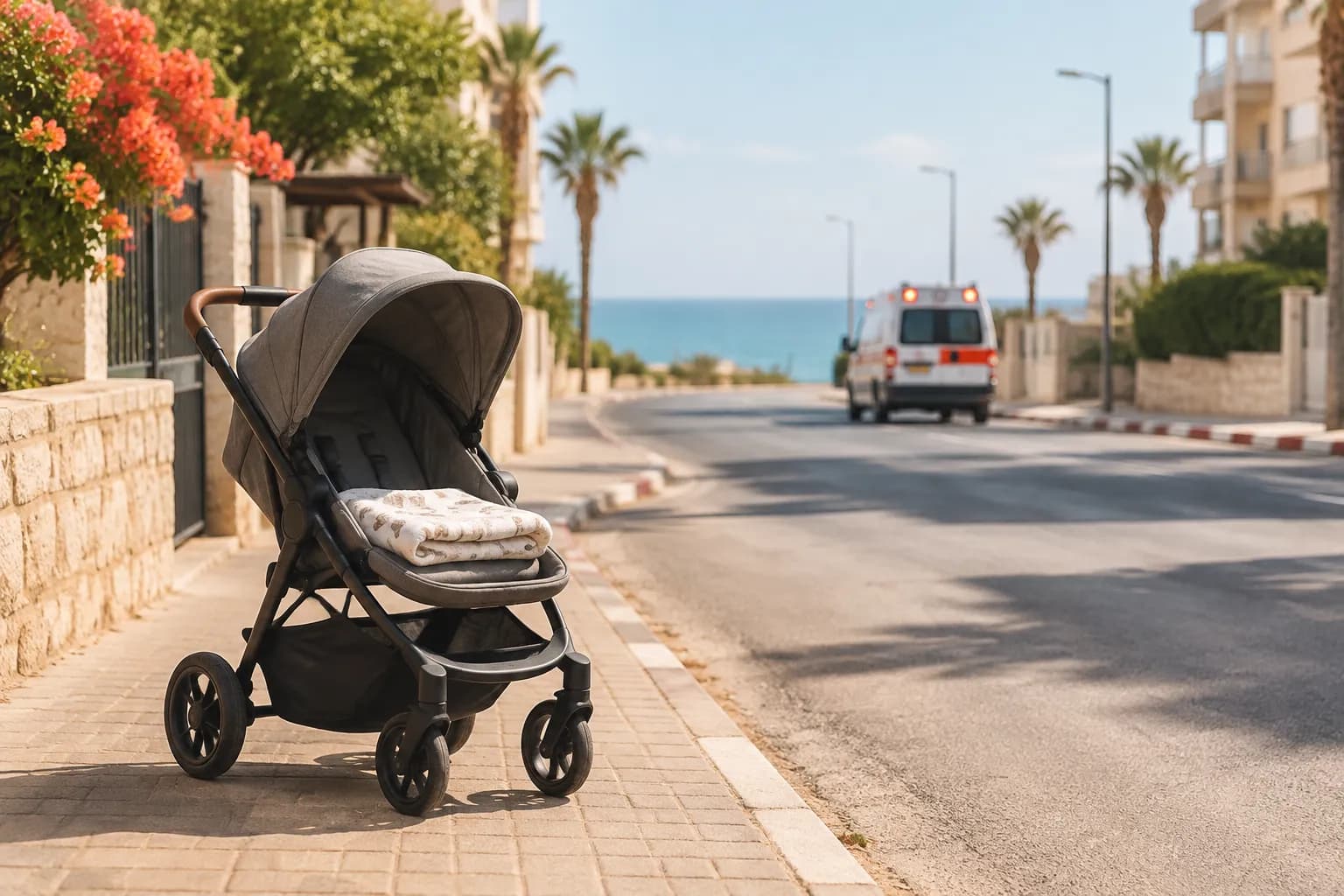 פעוט נפל מגובה באשקלון; צוותי מד״א מבצעים פעולות החייאה