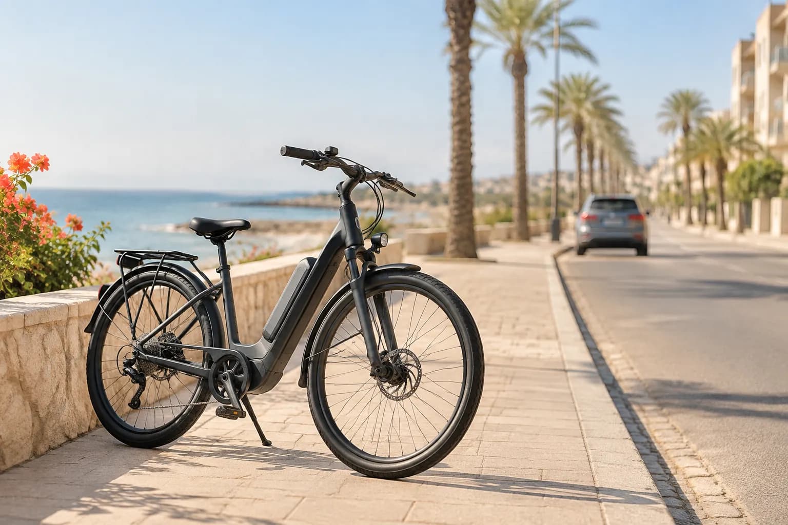 Woman on e-bike injured in crash with car on Maale HaGat Street, Ashkelon